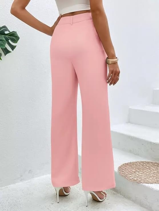 Elendra Women Trouser with Button Closure || Regular fit
