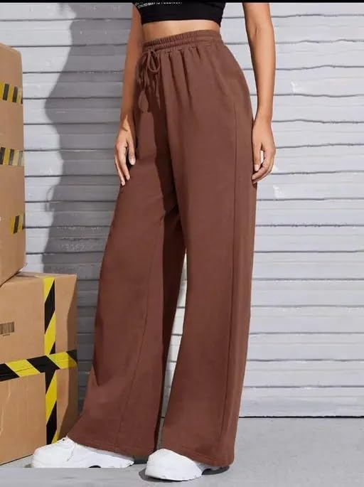 Casual Cotton Blend Trousers for Women