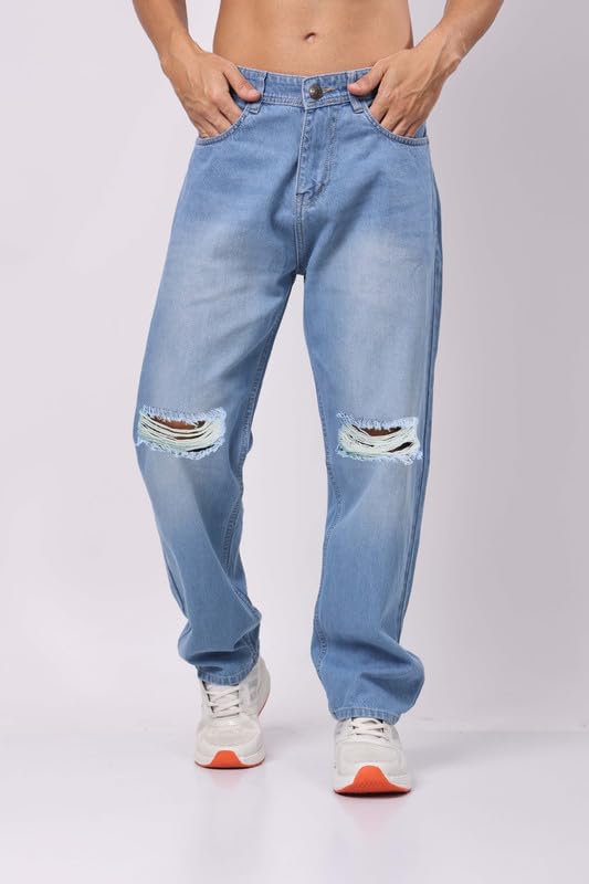 London Hills Men's Relaxed Fit Mid Rise Jeans || Relaxed