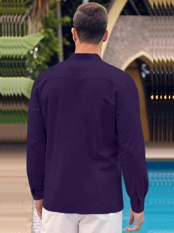 Bellstone Men's Solid Regular Fit Shirt