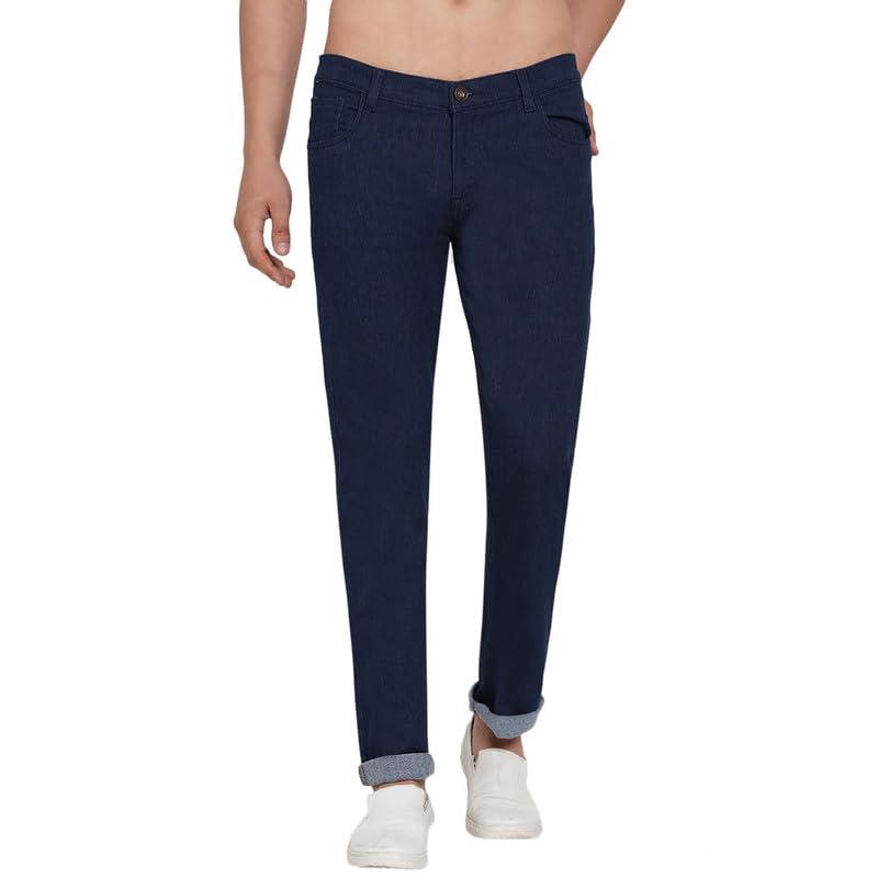 DAIS Men's Stretchable Skinny Fit Mid Rise Jeans