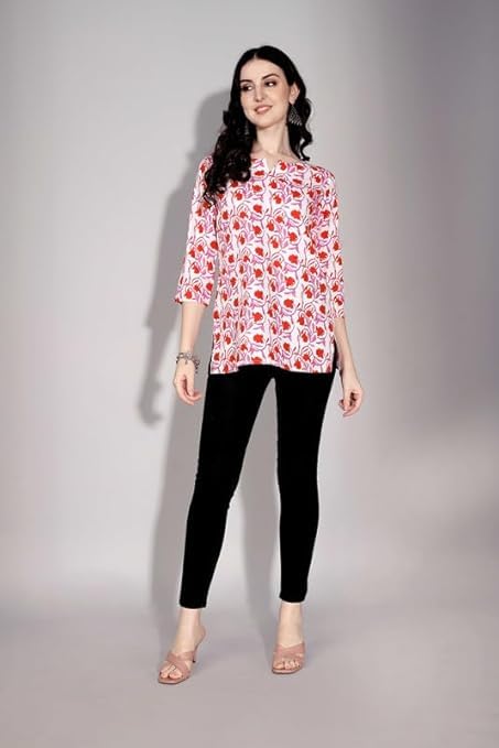 Regular Fit Printed Shirt Top Women