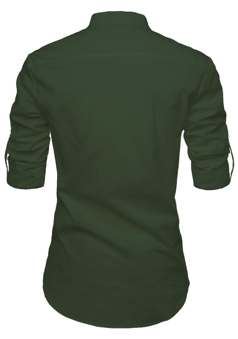 TrendiVastra Men's Cotton Blend Fabric Full Sleeve
