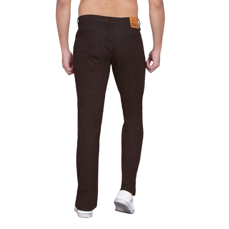 DAIS Men's Stretchable Skinny Fit Mid Rise Jeans