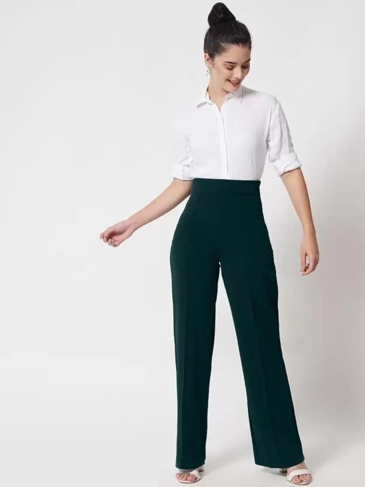 Bhagwati Silk Mill Women's Cotton Blend High Waist