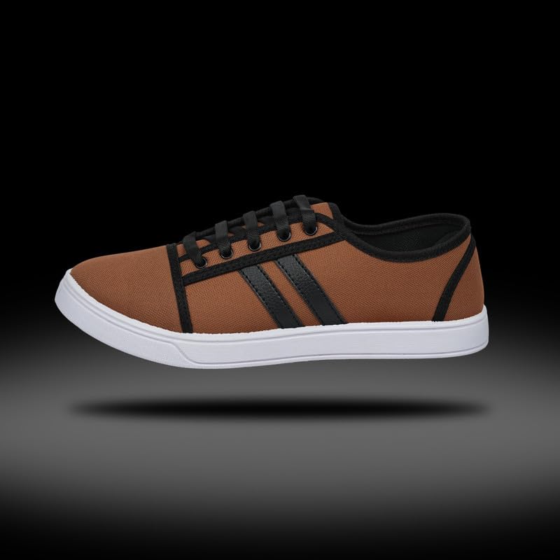 FREE KICKS Classic Black Sneakers for Men - alphahostel.in