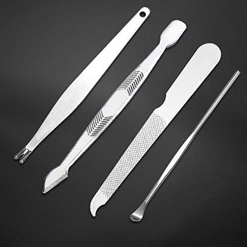 URBANMAC Manicure Pedicure 16 Tools Set Nail Clippers