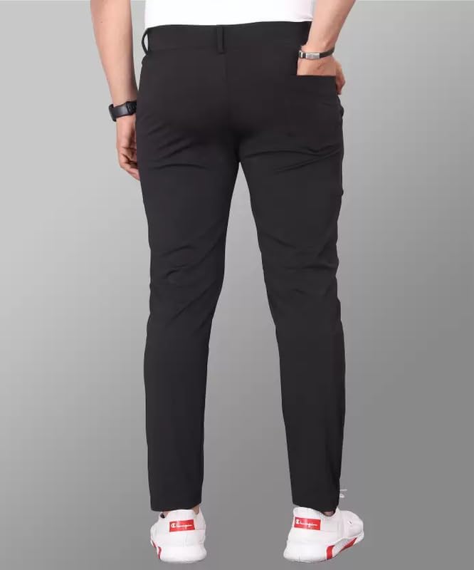 GIBBONTE Men's Lycra Blend Trouser | Trouser for Men