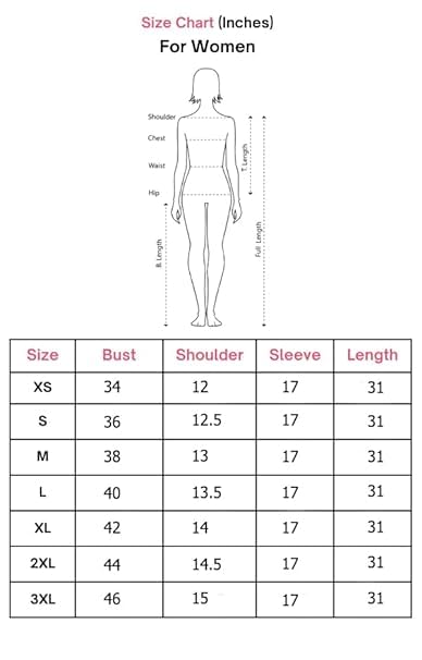 VEERSTOW Women's Cotton Short Kurti 3/4 Sleeve