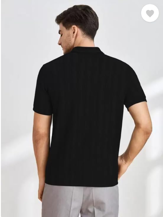 URBAN WARMS Men Slim Fit Casual Cotton T-Shirt
