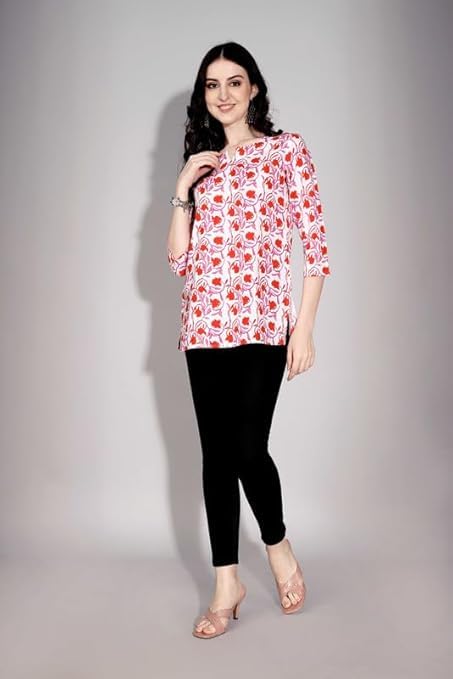 Regular Fit Printed Shirt Top Women