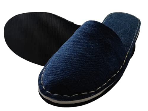 Black Denim super soft and comfortable Slippers - alphahostel.in