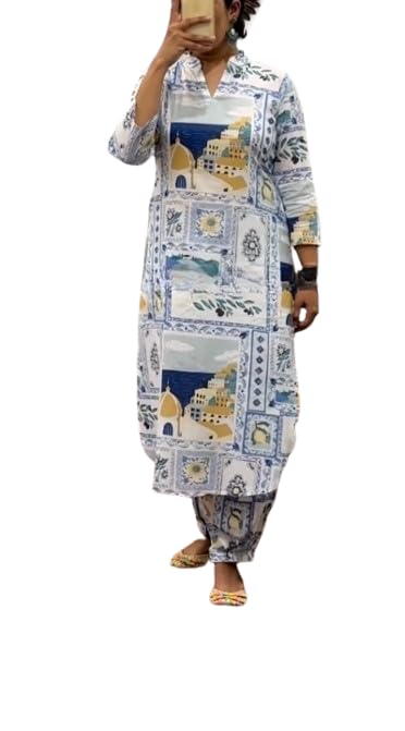 Dhibha Trendy Women Printed Multicolour Coord