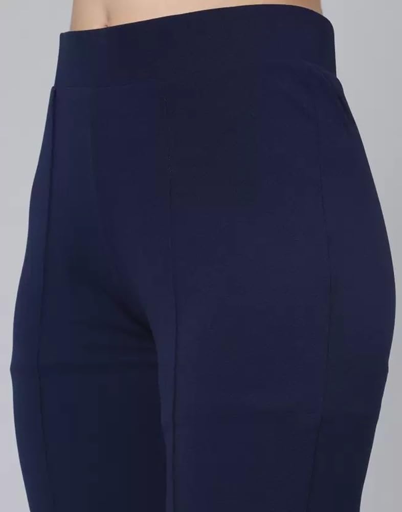 Bhagwati Silk Mill Women's Cotton Blend High Waist