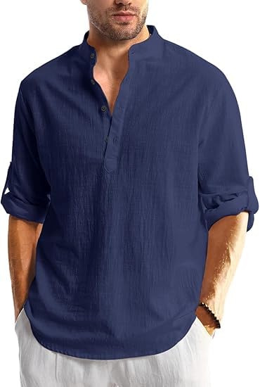 Bellstone Men's Solid Regular Fit Dress Shirt