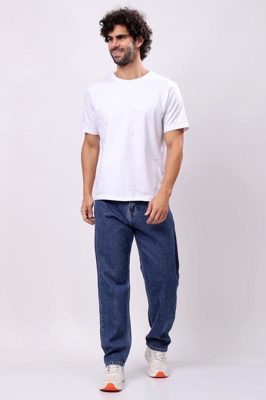 London Hills Men's Relaxed Fit Mid Rise Jeans || Relaxed