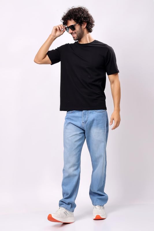London Hills Men's Relaxed Fit Mid Rise Jeans || Relaxed