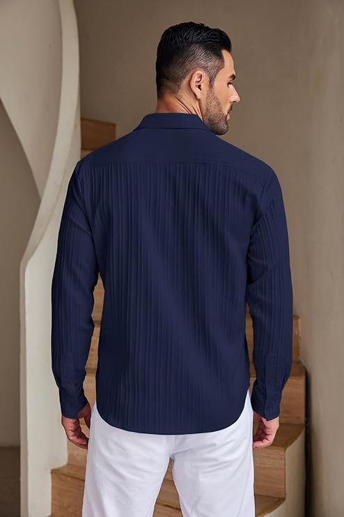 CB-COLEBROOK Men's Casual Button Down Shirts