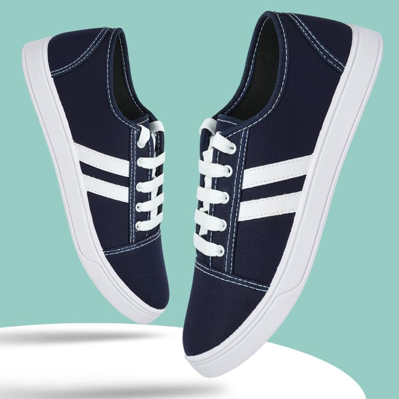 FREE KICKS Classic Black Sneakers for Men - alphahostel.in