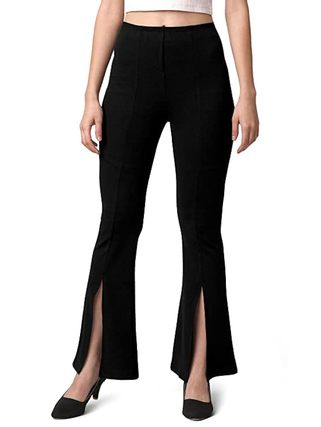 Mehrang Cotton Blend Parallel Trouser Pants Regular fit