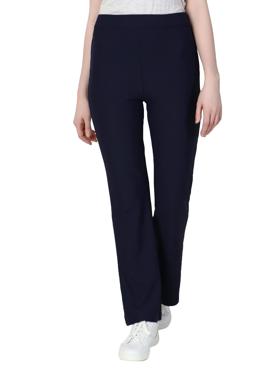 ZUVINO Ribbed Bell Bottom Office Pants, Formal Options