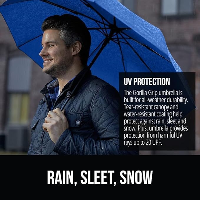 Portable Auto Travel Umbrella - Windproof for Rain