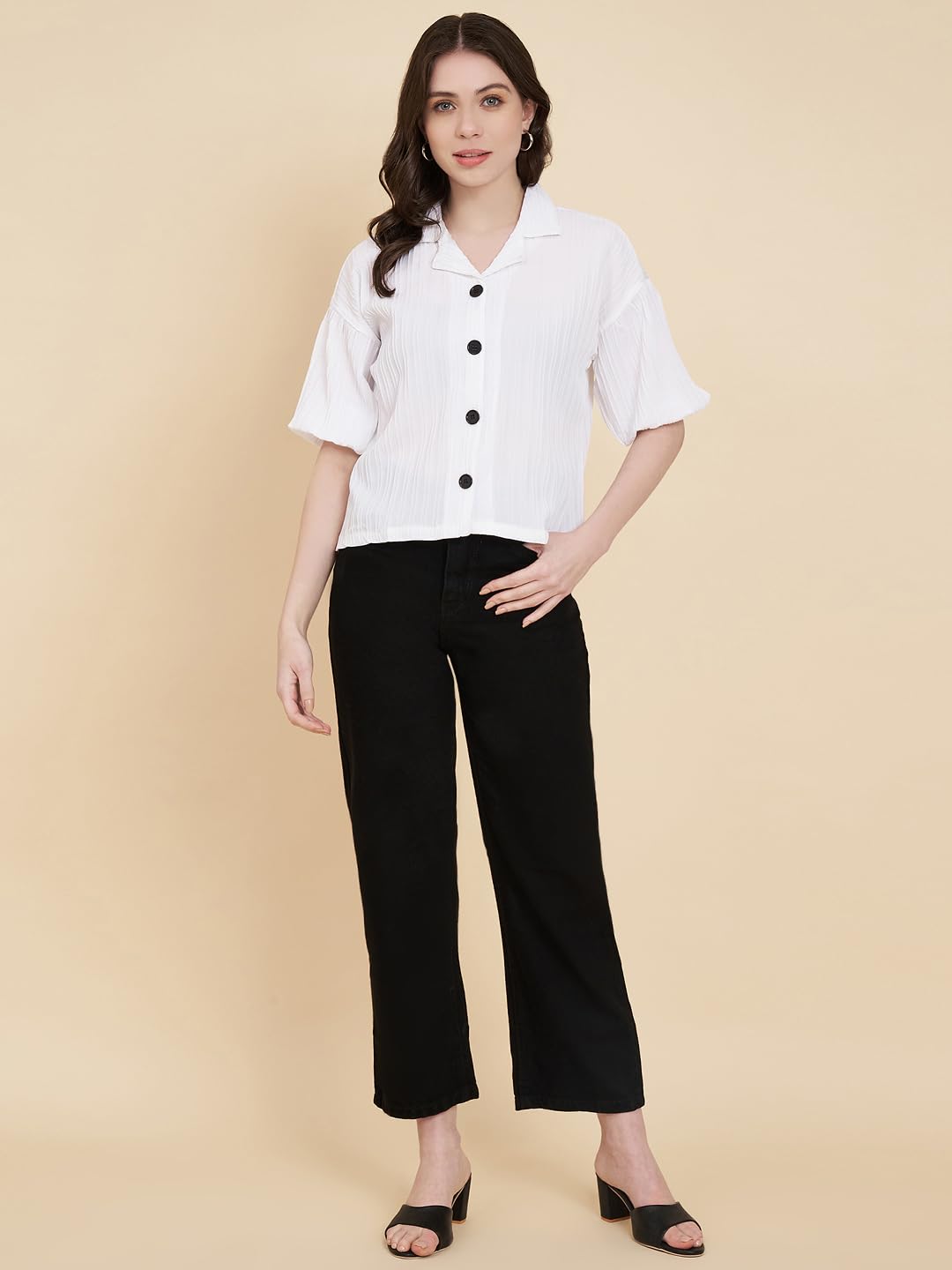 VAIRAGEE Women Cotton Blend Striped Pattern