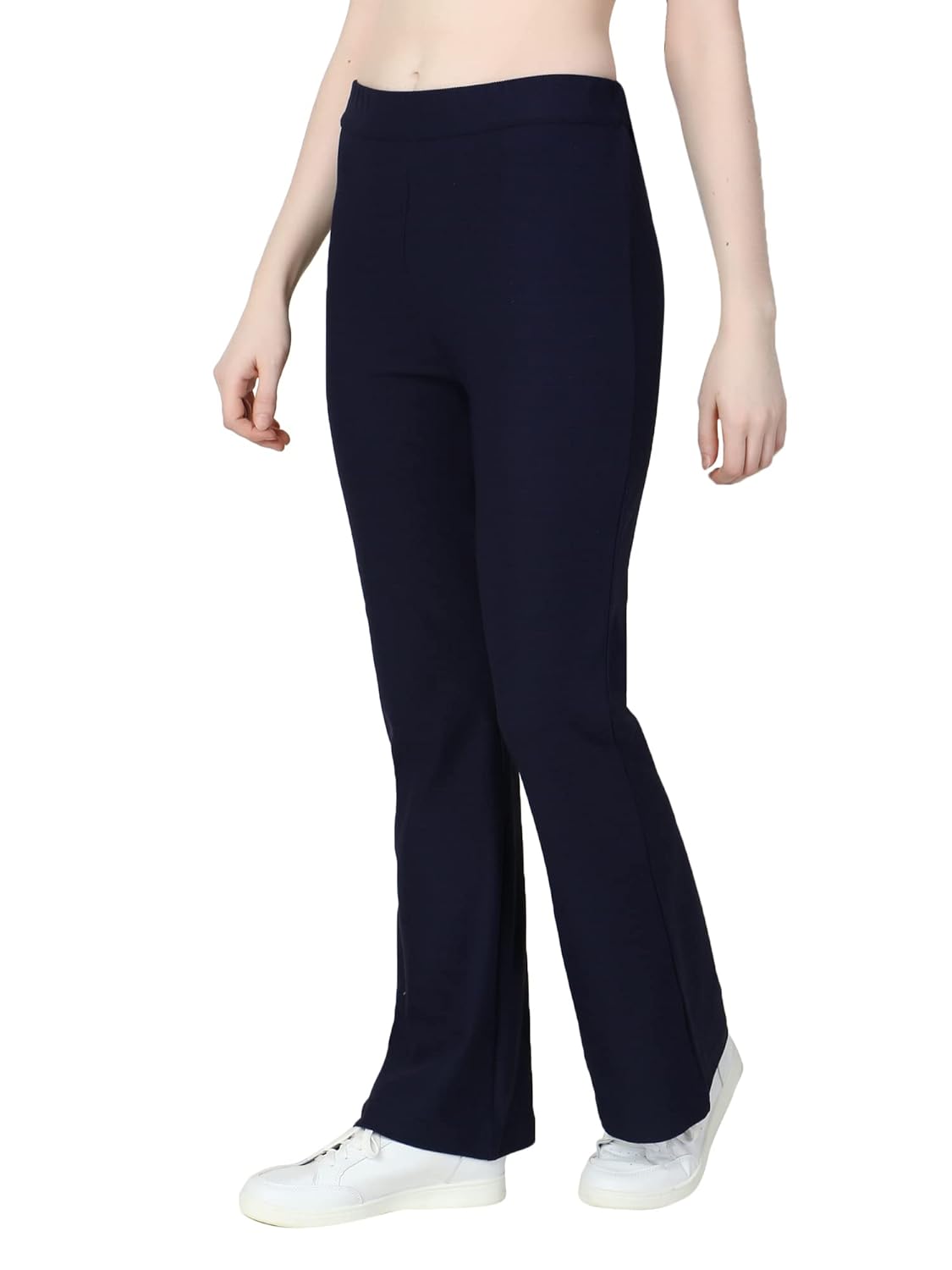ZUVINO Ribbed Bell Bottom Office Pants, Formal Options