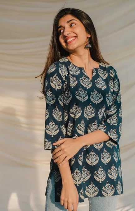 Regular Fit Printed Shirt Top Women