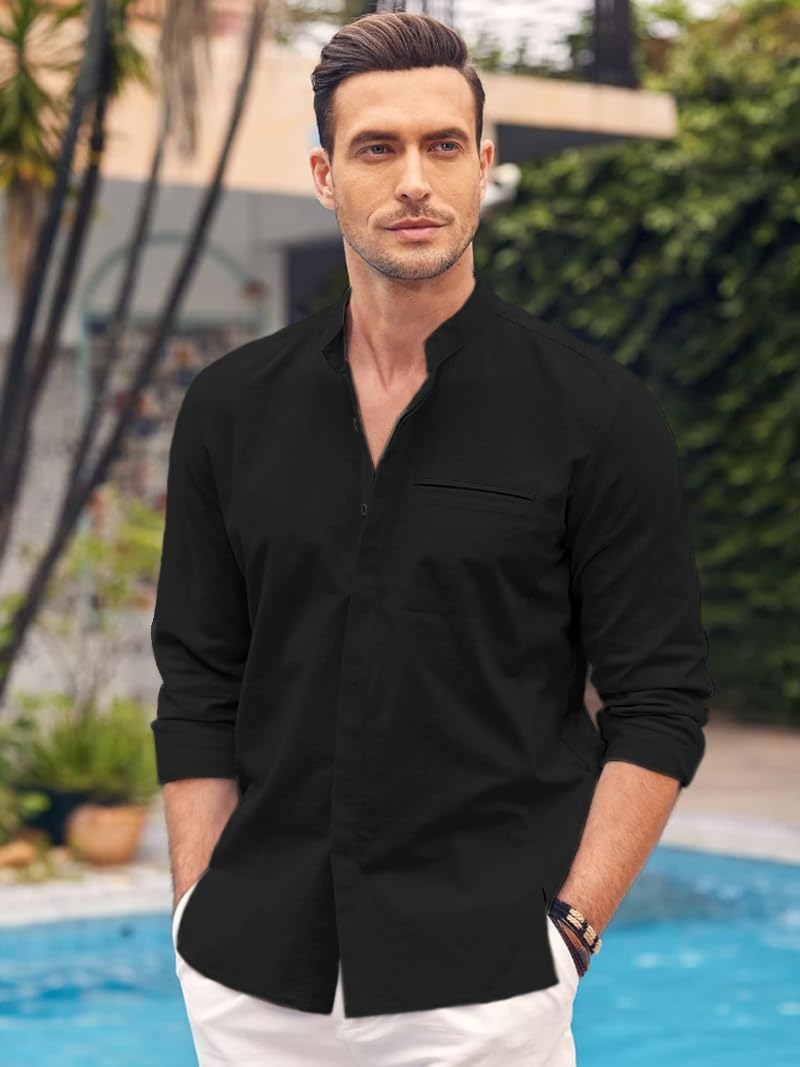 Bellstone Men's Solid Regular Fit Shirt