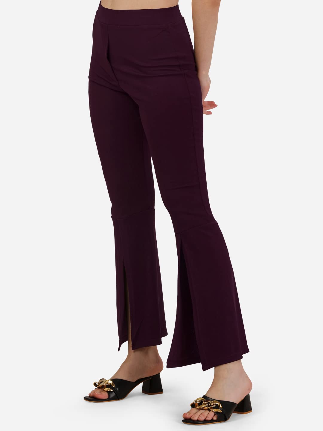Mehrang Cotton Blend Parallel Trouser Pants Regular fit