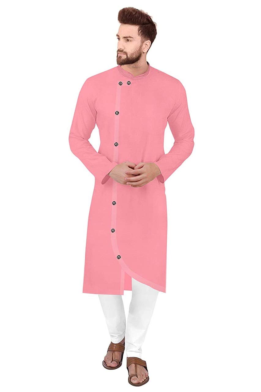 trustous Men's Cotton Kurta Set