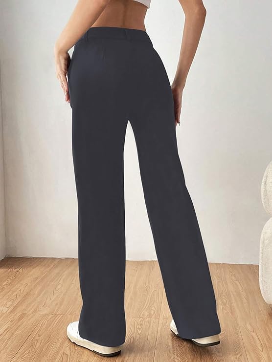 Elendra Women Trouser with Button Closure || Regular fit