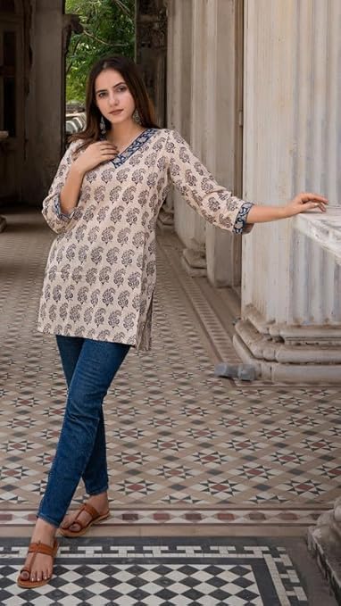 Regular Fit Printed Shirt Top Women
