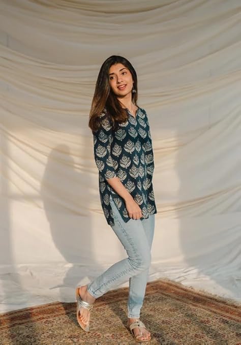 Regular Fit Printed Shirt Top Women