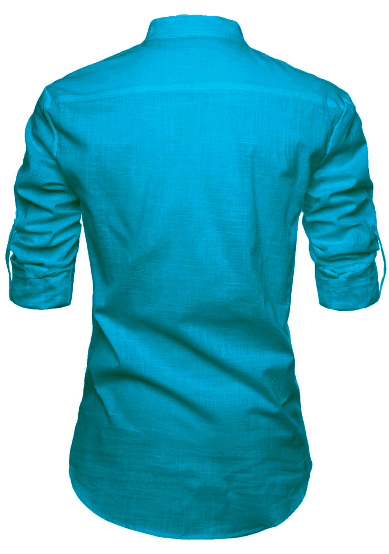 TrendiVastra Men's Cotton Blend Fabric Full Sleeve