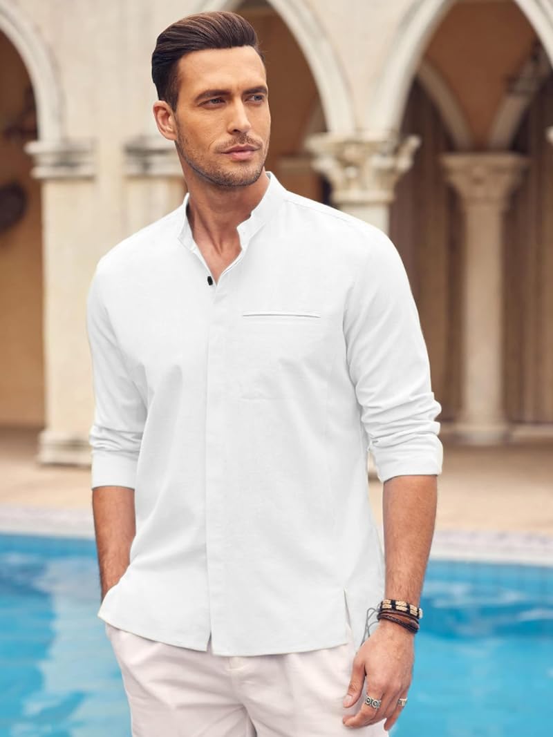 Bellstone Men's Solid Regular Fit Shirt