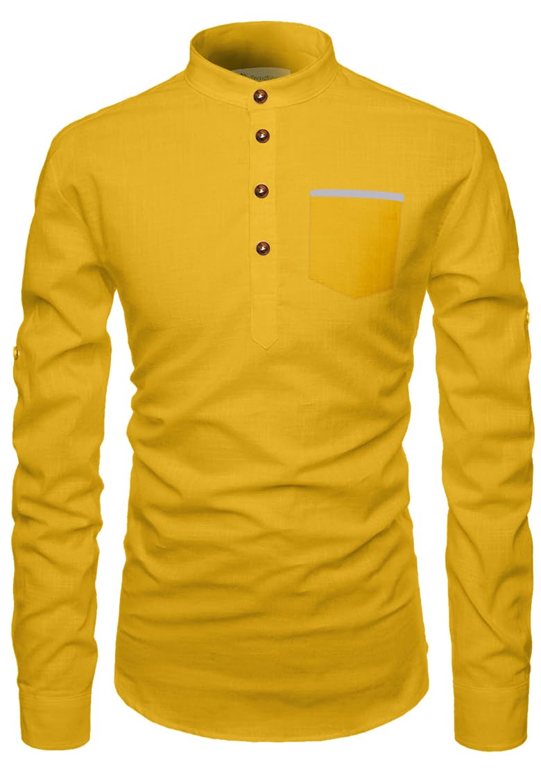 TrendiVastra Men's Cotton Blend Fabric Full Sleeve