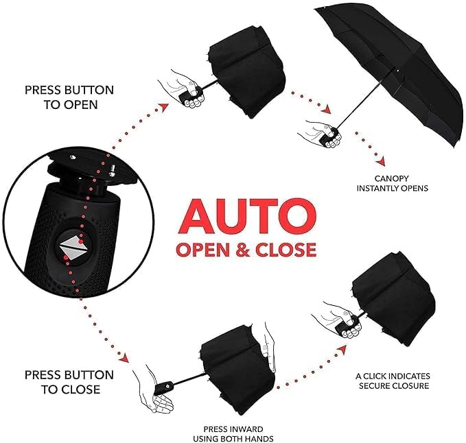 LivTee UV protection Automatic Open close Umbrella