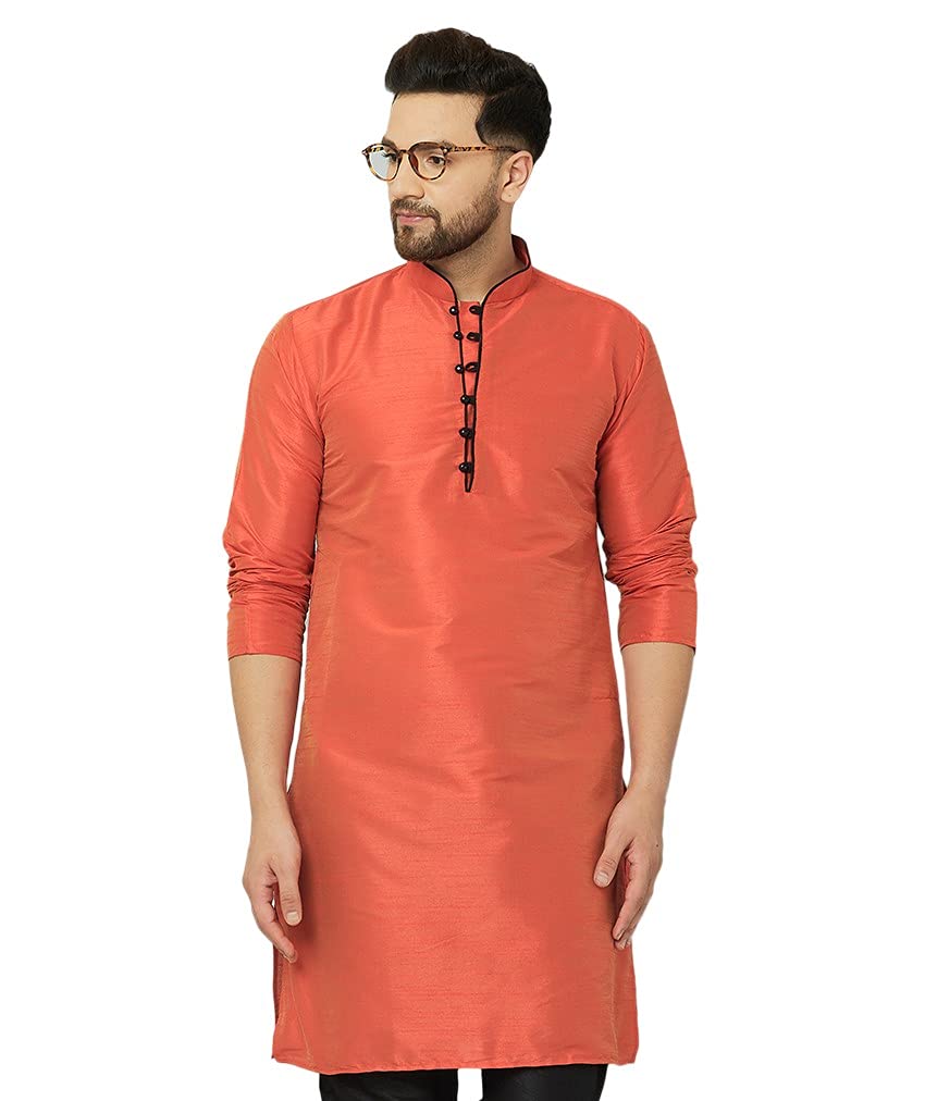 ABH LIFESTYLE Men's Silk Long Kurta only.