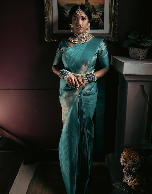 Women's Kanjivaram Soft Silk Blouse Piece For Wedding