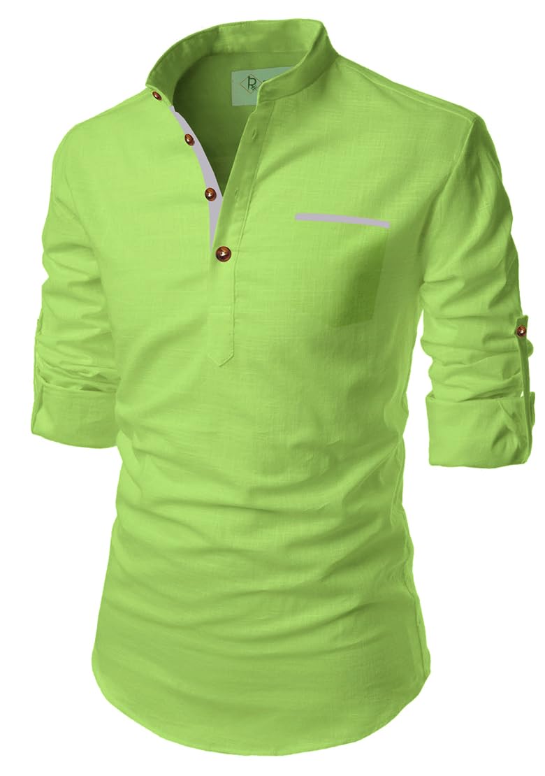 TrendiVastra Men's Cotton Blend Fabric Full Sleeve