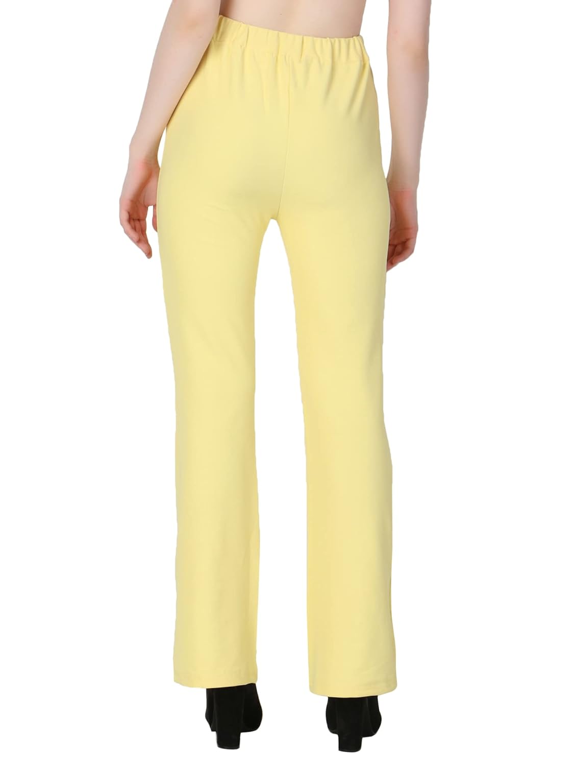 ZUVINO Ribbed Bell Bottom Office Pants, Formal Options