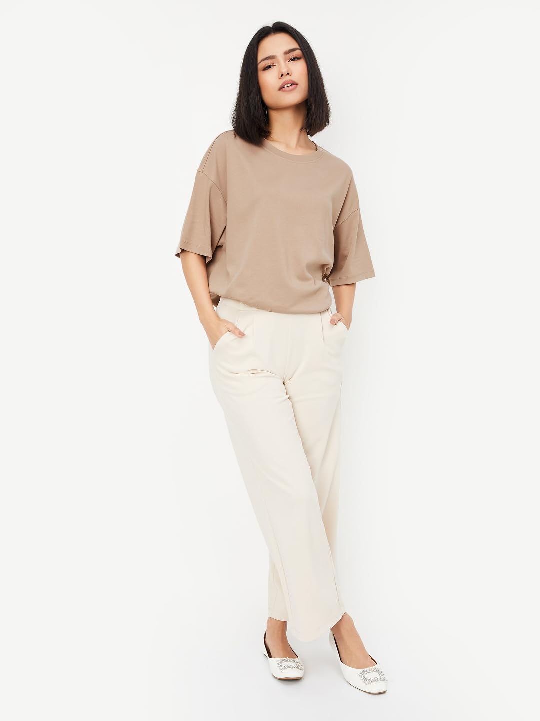 Max Women's Cotton Regular Fit T-Shirt