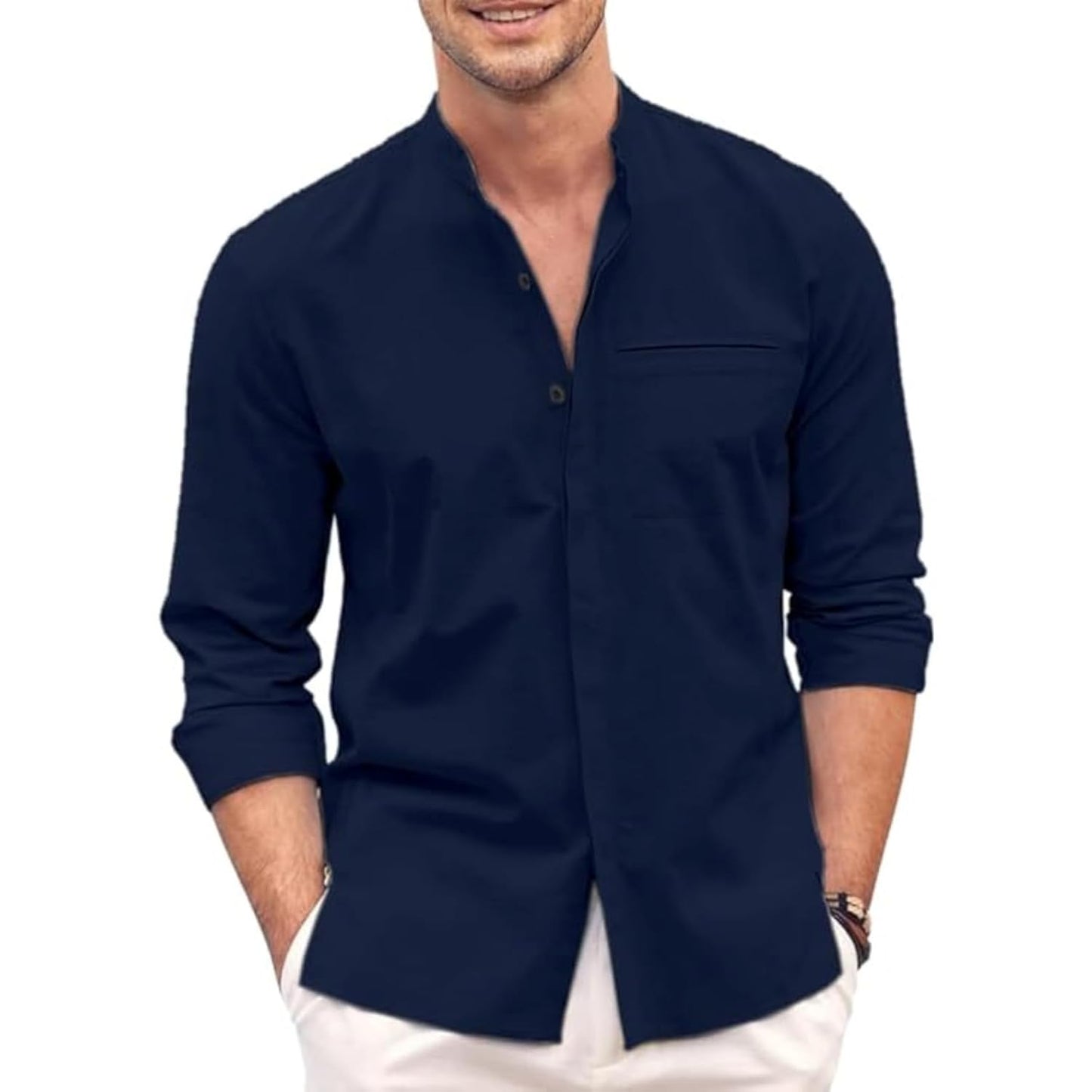 Bellstone Men's Solid Regular Fit Shirt