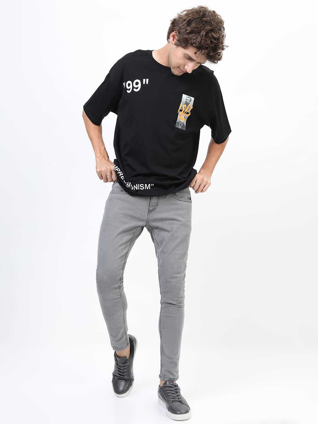 KETCH Men's Skinny Fit Mid Rise Jeans (Stretchable)