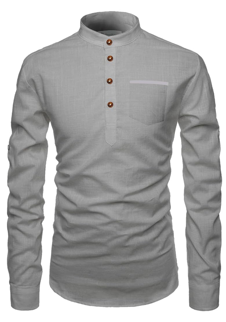 TrendiVastra Men's Cotton Blend Fabric Full Sleeve