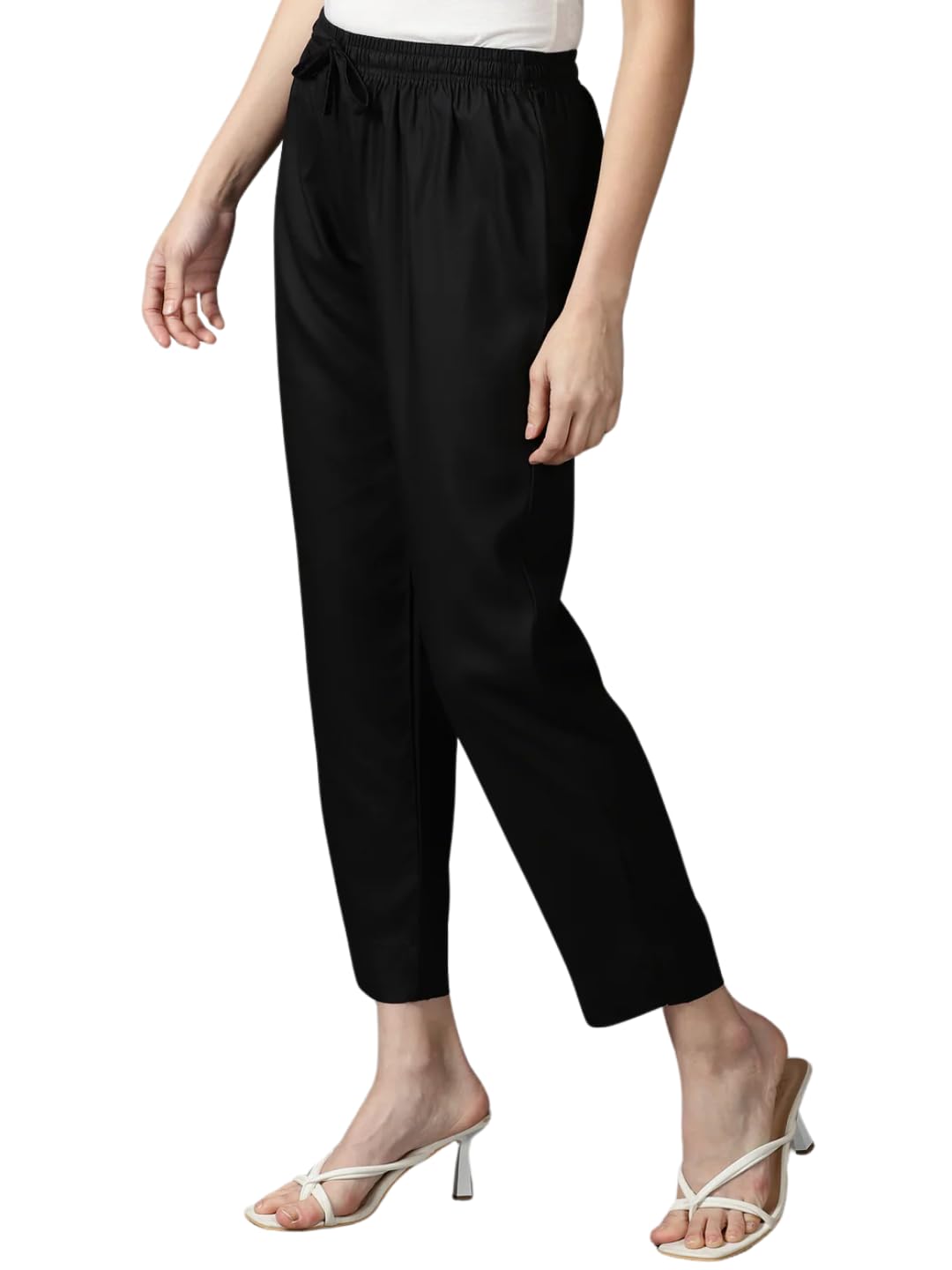 Cadila Women's Cotton Drawstring Rayon Pants