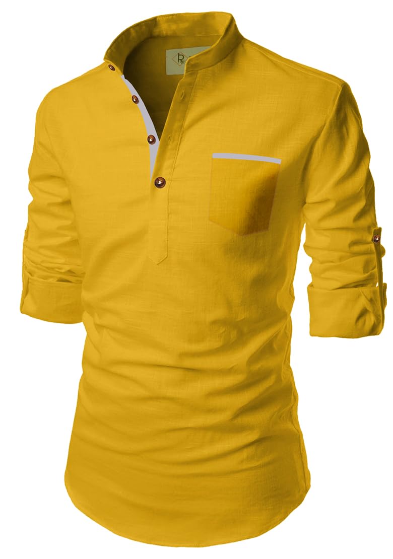 TrendiVastra Men's Cotton Blend Fabric Full Sleeve