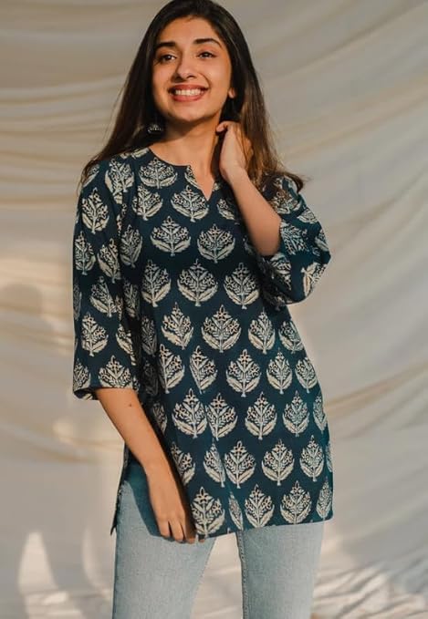 Regular Fit Printed Shirt Top Women